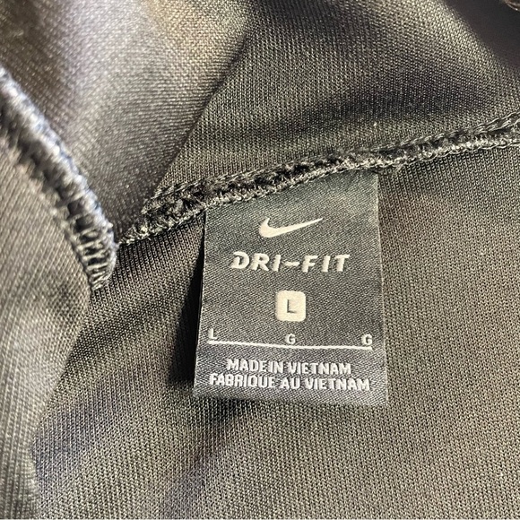 Nike Men's Dri-Fit Dark Gray Short Sleeve Hoodie Size Large - Picture 7 of 9